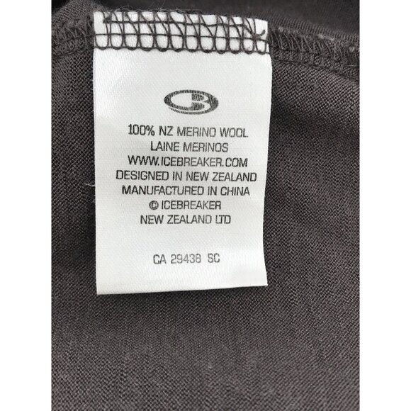 Icebreaker Superfine 190 Pure Merino Wool Shirt Womens Size XS Brown Floral - Picture 6 of 8